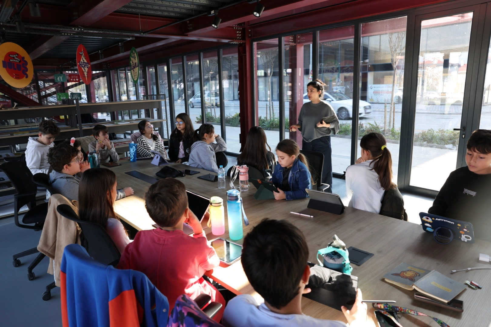 Bursa Nilüfer’de çocuklar animasyonun temellerini öğrendi 