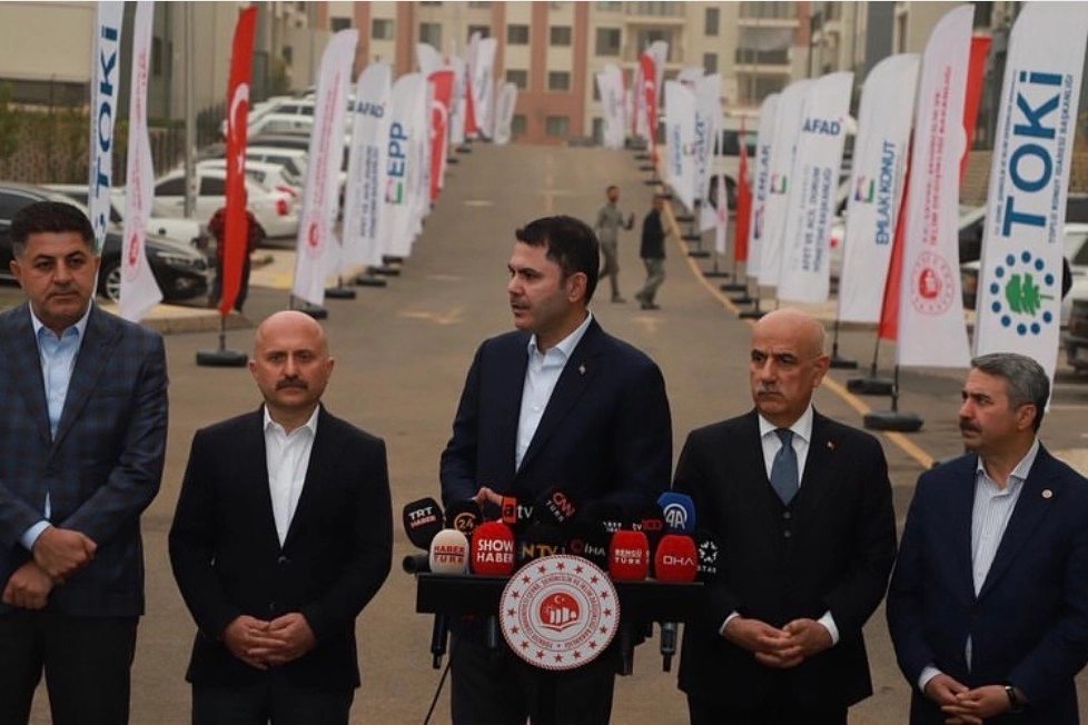 Adıyaman İndere'de büyük teslimat öncesi inceleme 