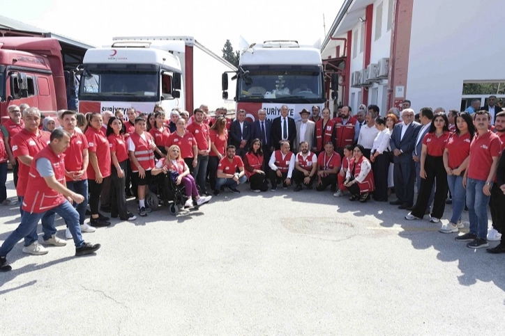 Adana’dan Gazze’ye insani yardım 