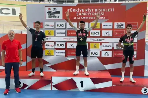 Konya Veledromu’nda Torku rüzgar! Madalyalar peş peşe 