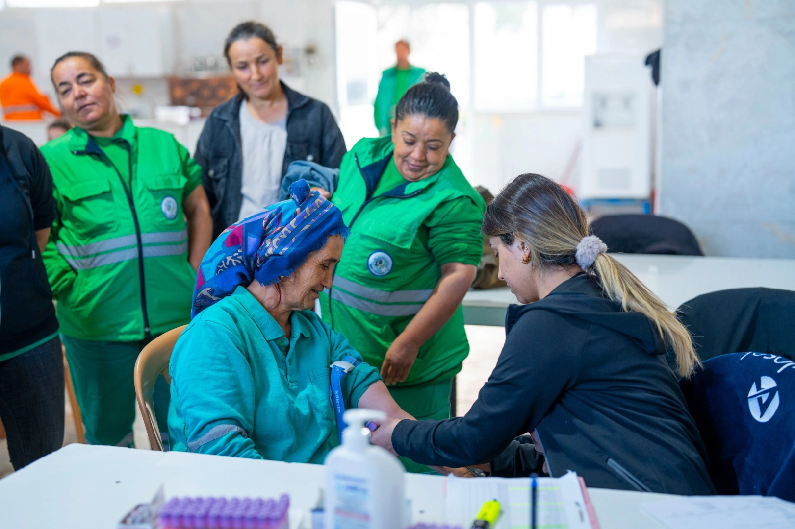 Muğla Milas'ta belediye personeline sağlık taraması 