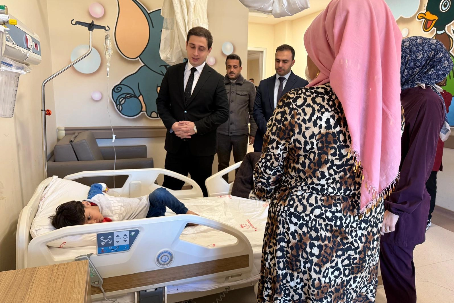 Batman Sason'da Kaymakam Başar'dan hastane ziyareti 