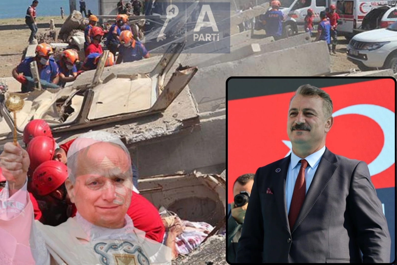 Anahtar Bursa'dan sordu: Papa'nın ziyareti felaketten daha mı önemli? 