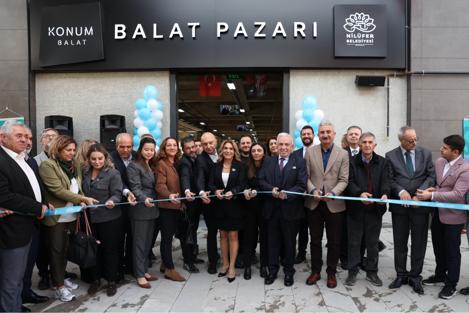 Nilüfer’in modern pazar alanı Balat’ta hizmete açıldı 