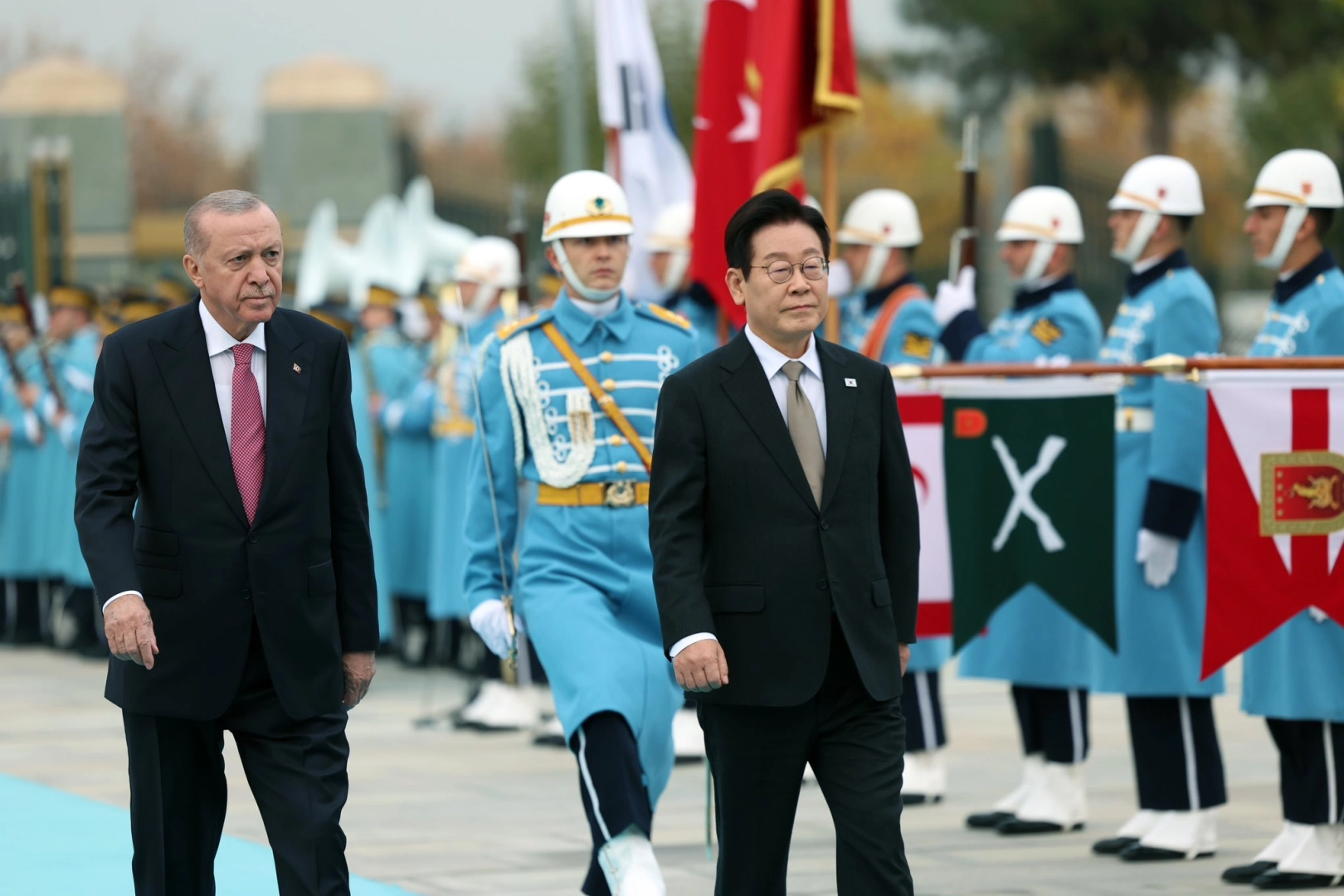 Güney Kore Cumhurbaşkanı Lee Külliye'de 