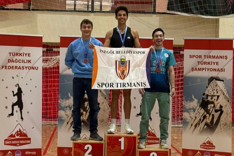 Bursa İnegöllü sporcu Türkiye Şampiyonu oldu 