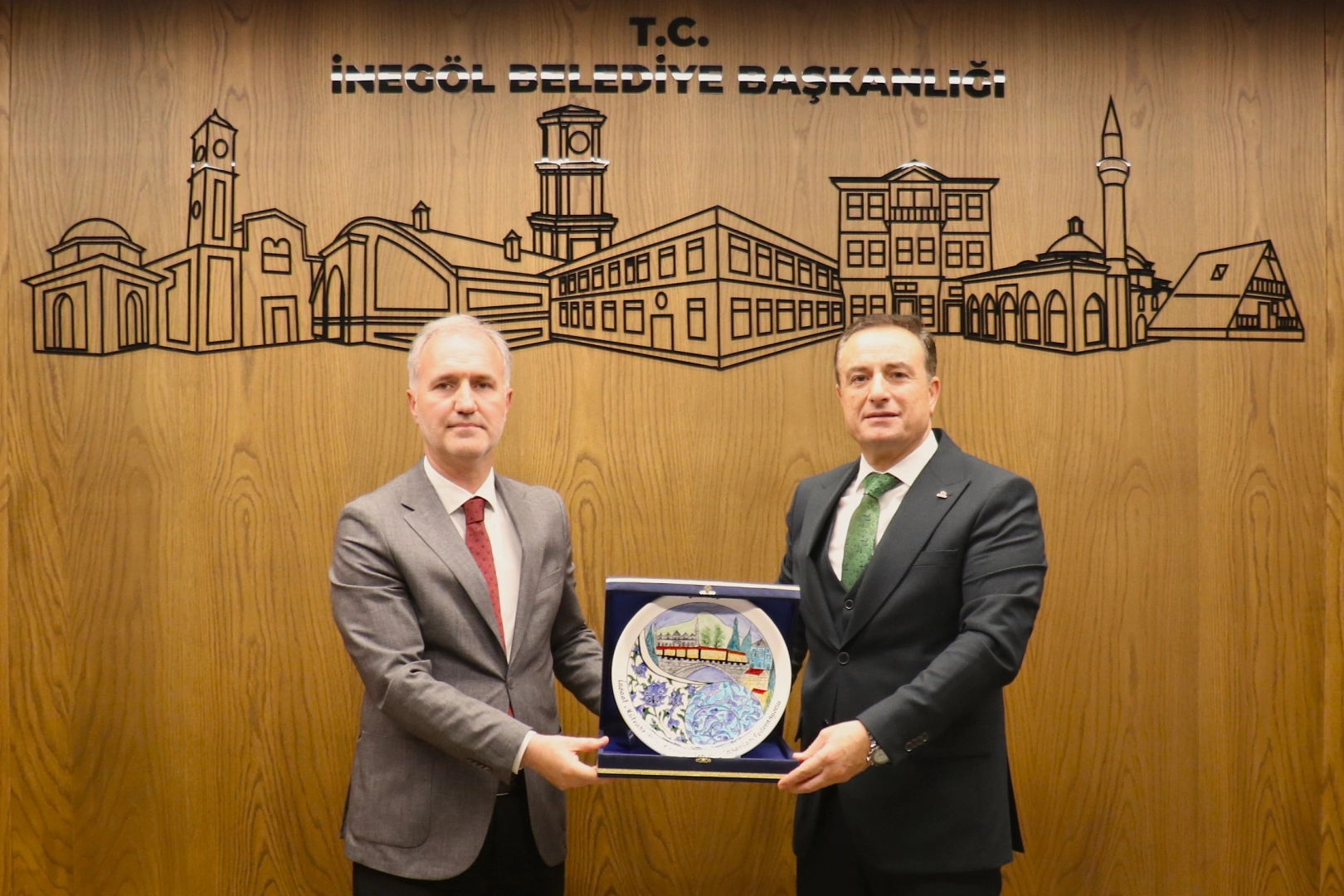 İMSİFED heyeti İnegöl'de temaslarda bulundu 