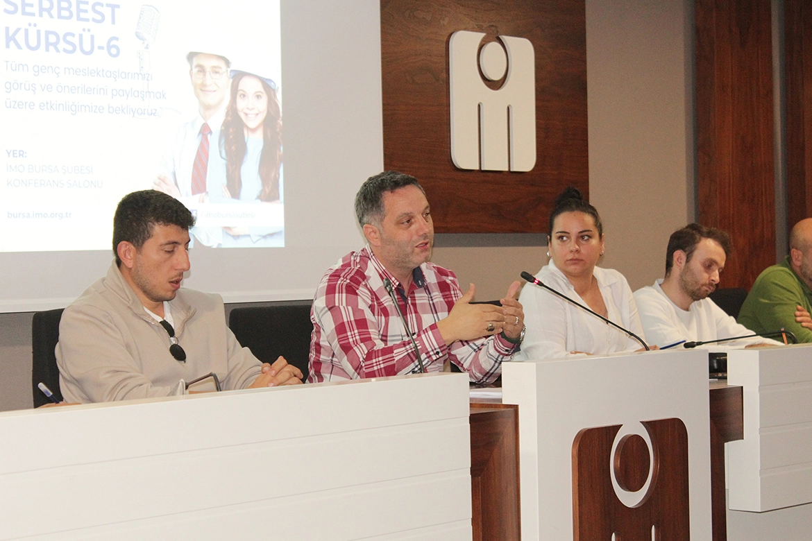Bursa'da İMO yönetimi genç mühendislerle buluştu 