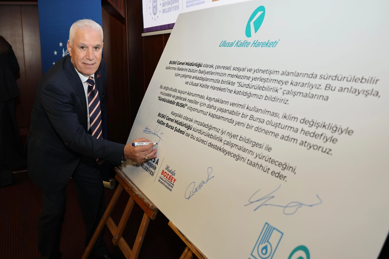 BUSKİ'de kurumsal dönüşüme tarihi adım 
