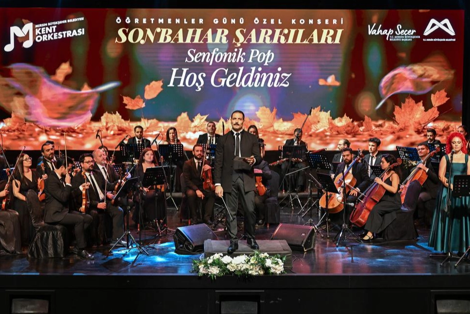 Mersin'de öğretmenlere özel ‘Sonbahar Şarkıları’ konseri 