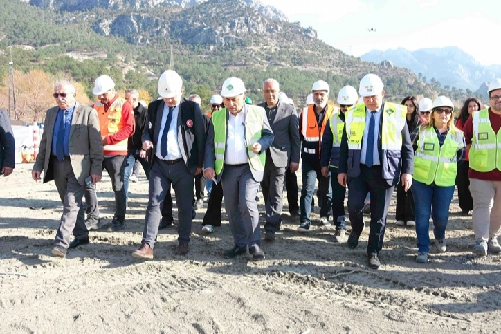 Güngör Geçer'den Adana Pozantı Atık Su Arıtma Tesisi’ne inceleme 