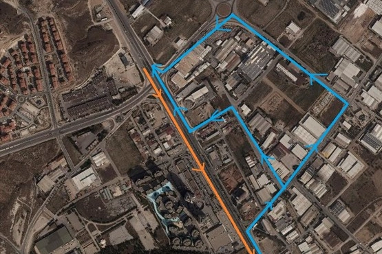 Denizli'de üst geçit çalışmalarında yeni etap 