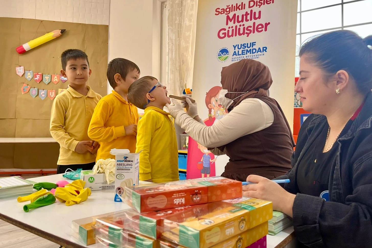 Sakarya'da 550 minik için ağız ve diş sağlığı taraması 