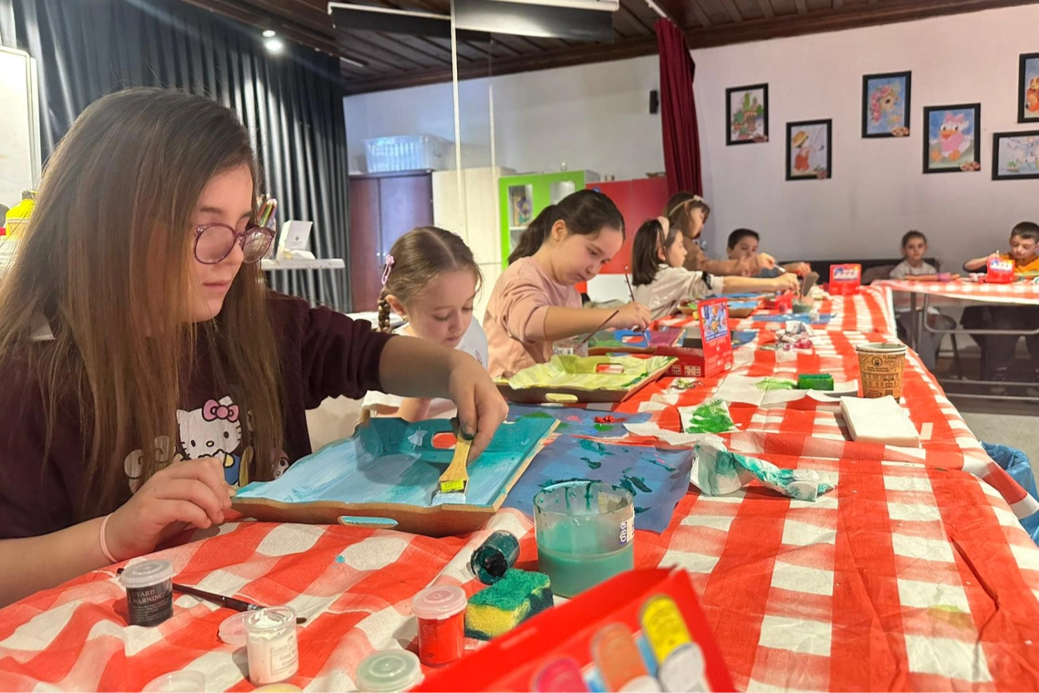 Bursa İnegöl'de sömestir tatili sanatla renklendi