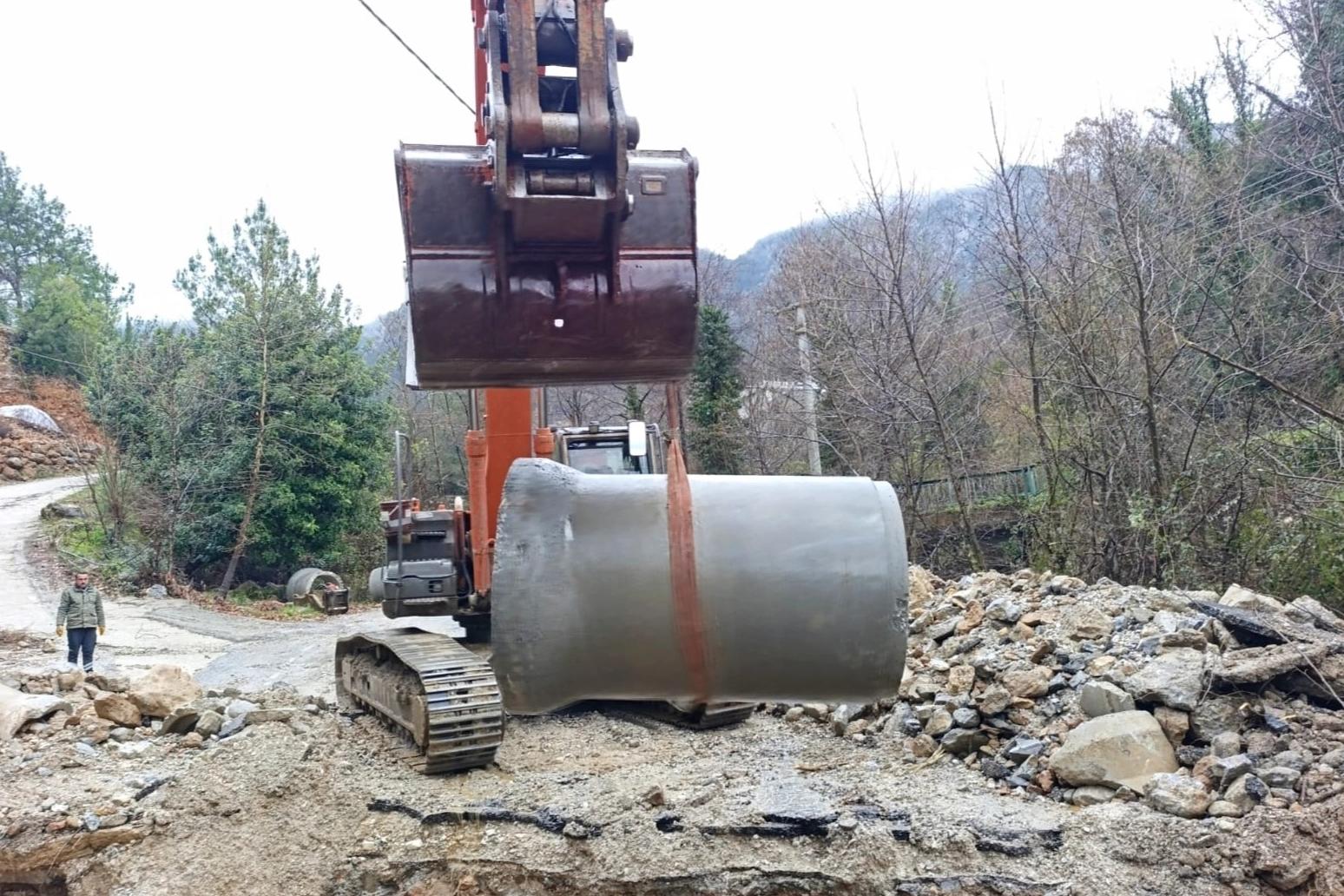 Alanya’da yağış sonrası güvenli ulaşım için çalışma 