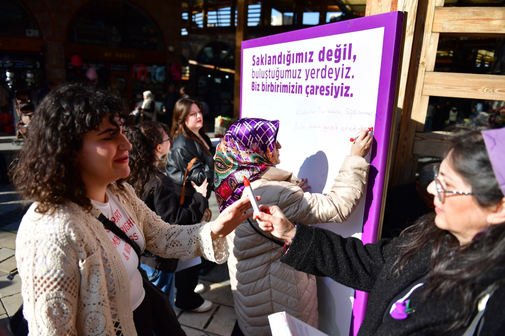 Bursa’da kadınlardan 'şiddetsiz ve eşit yaşam' talebi 