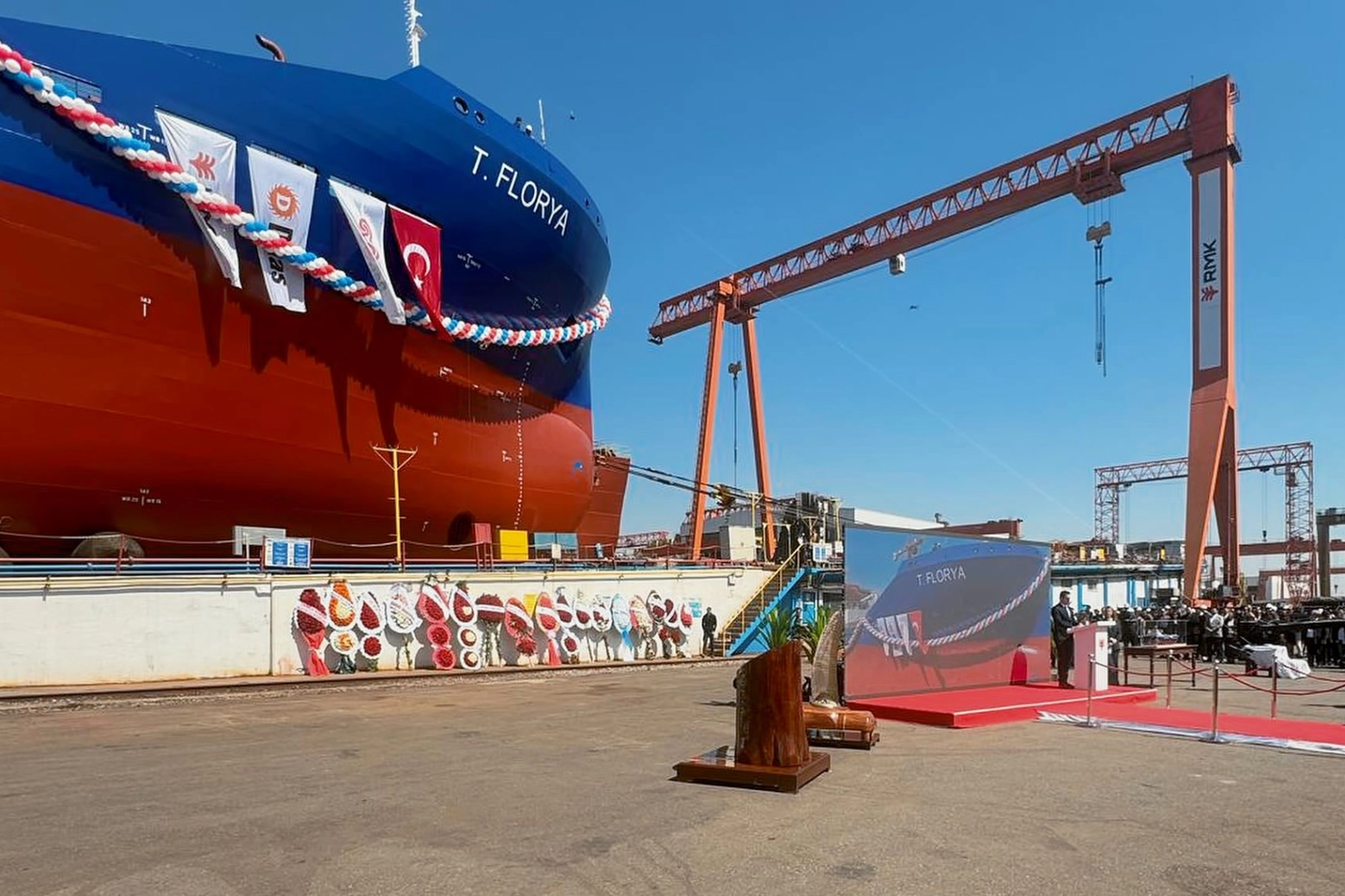 NB129 T. FLORYA denize indirildi 