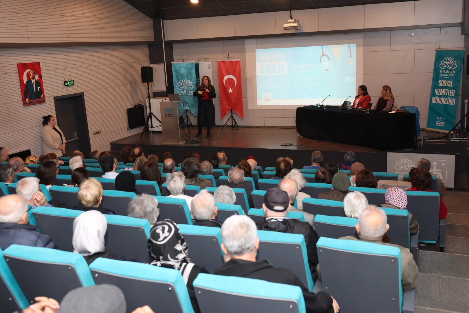 Bursa Nilüfer’de ‘Parkinsonla Yaşamak’ masaya yatırıldı 