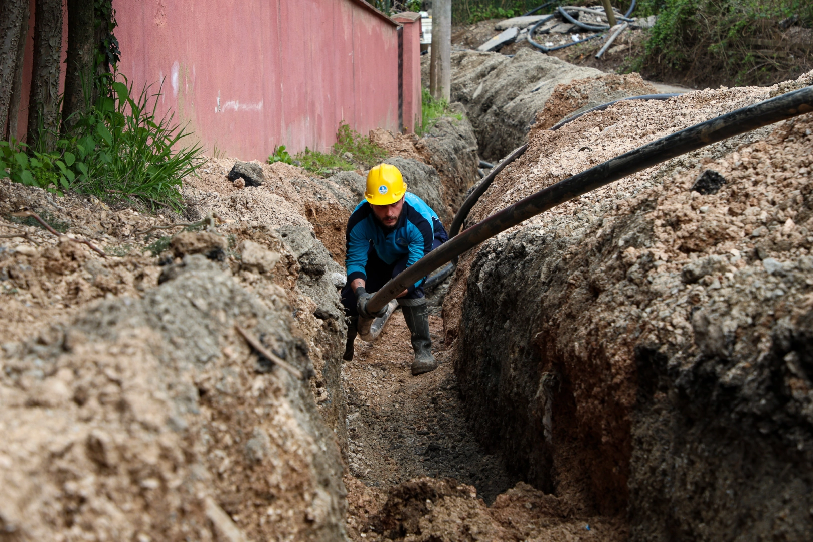 Sapanca’da Kuruçeşme’nin içme suyu hattı yenilendi 