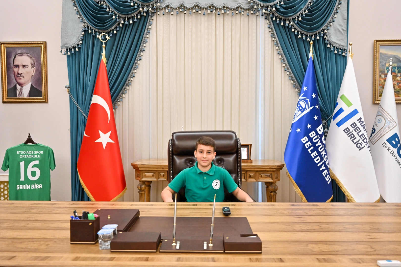 23 Nisan’da Büyükşehir'de başkanlık koltuğu çocukların oldu 