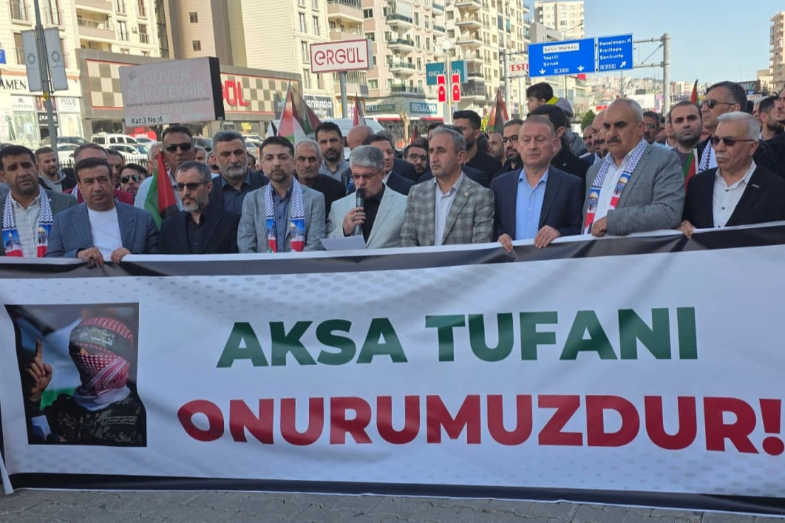 Kudüs'ün kardeş şehri Mardin’den Ortak Ses: 5 Dilli Tepki 