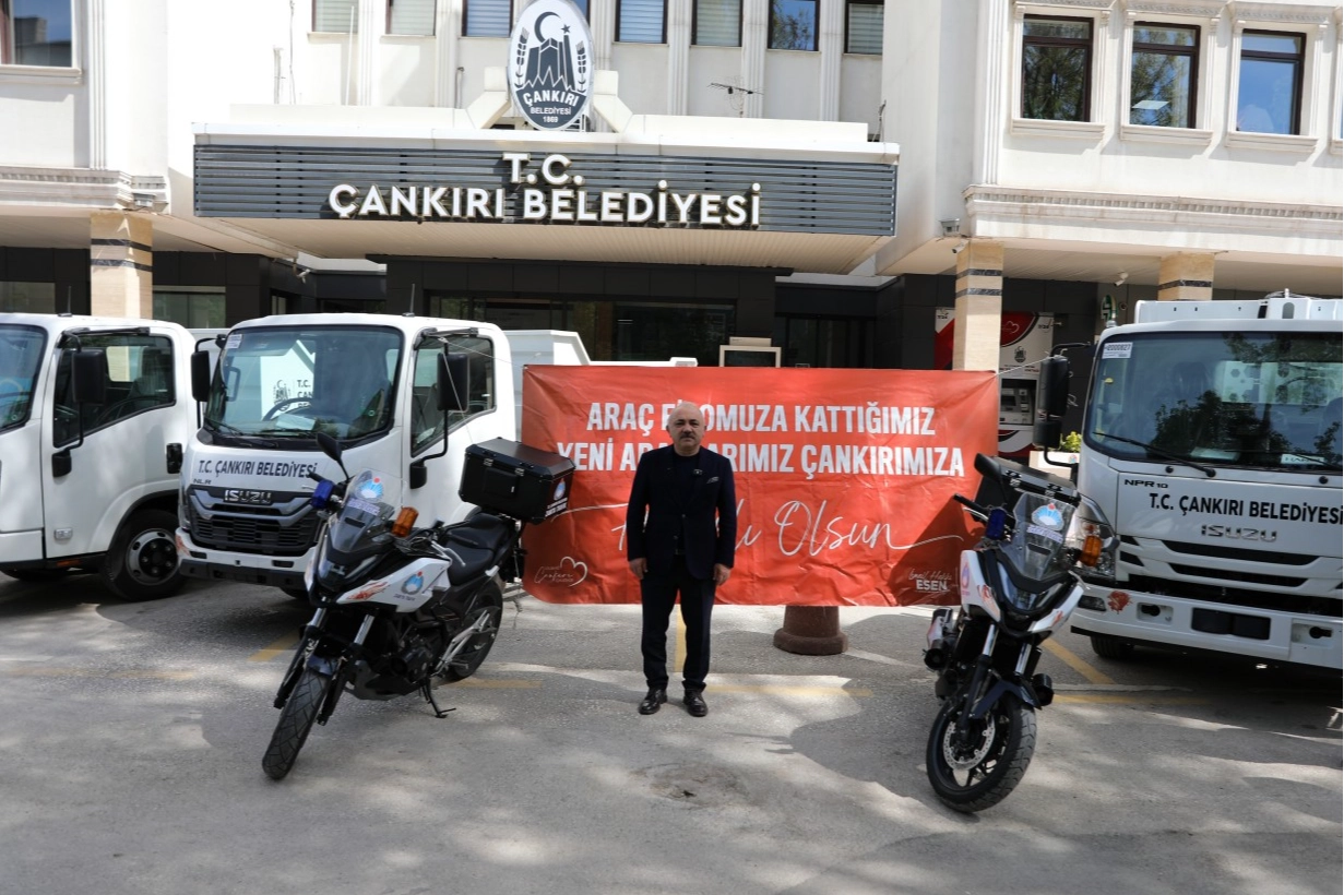 Çankırı Belediyesi yeni araç sayısı 100’ü aştı 