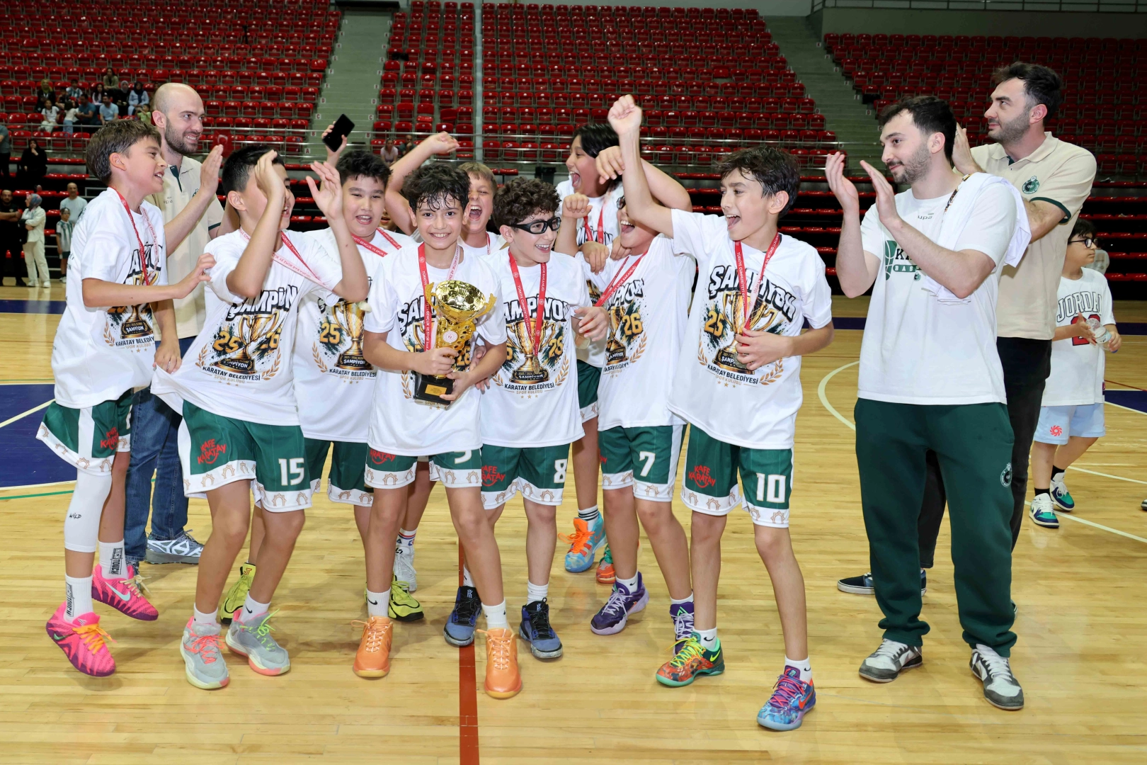 Karatay U12 A Takımı potada Konya Şampiyonu oldu 
