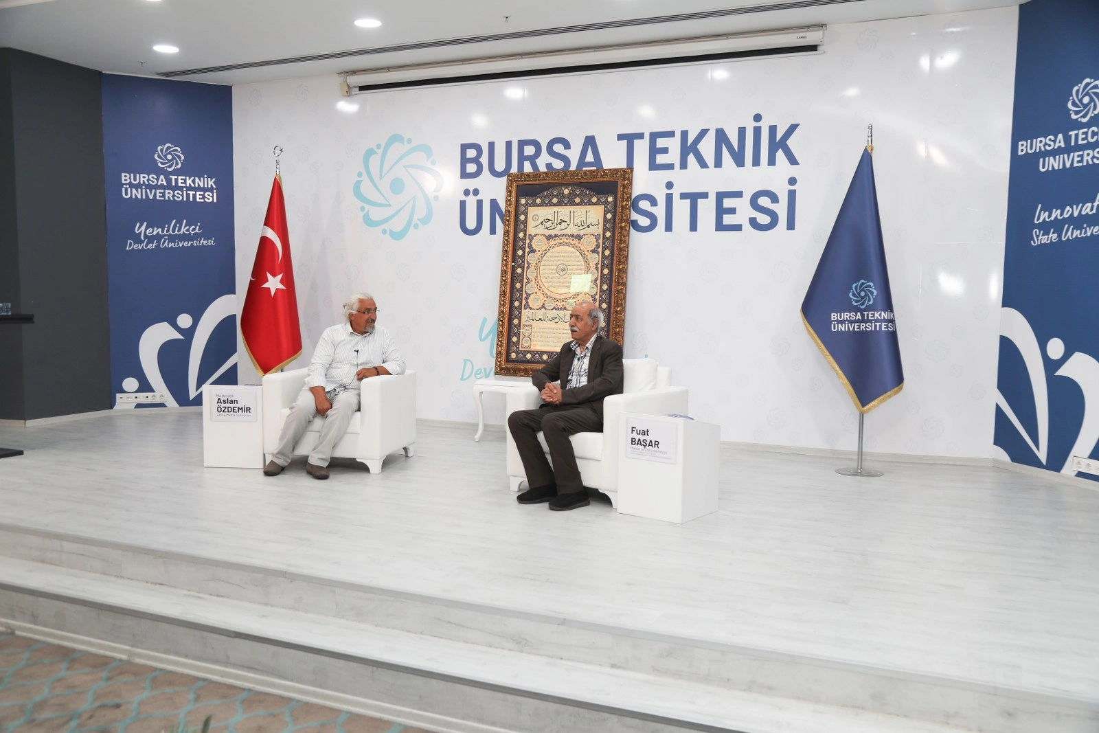 BTÜ Konuşmaları’nda Fuat Başar: “İlimle sanat ayrı şeyler değildir” 