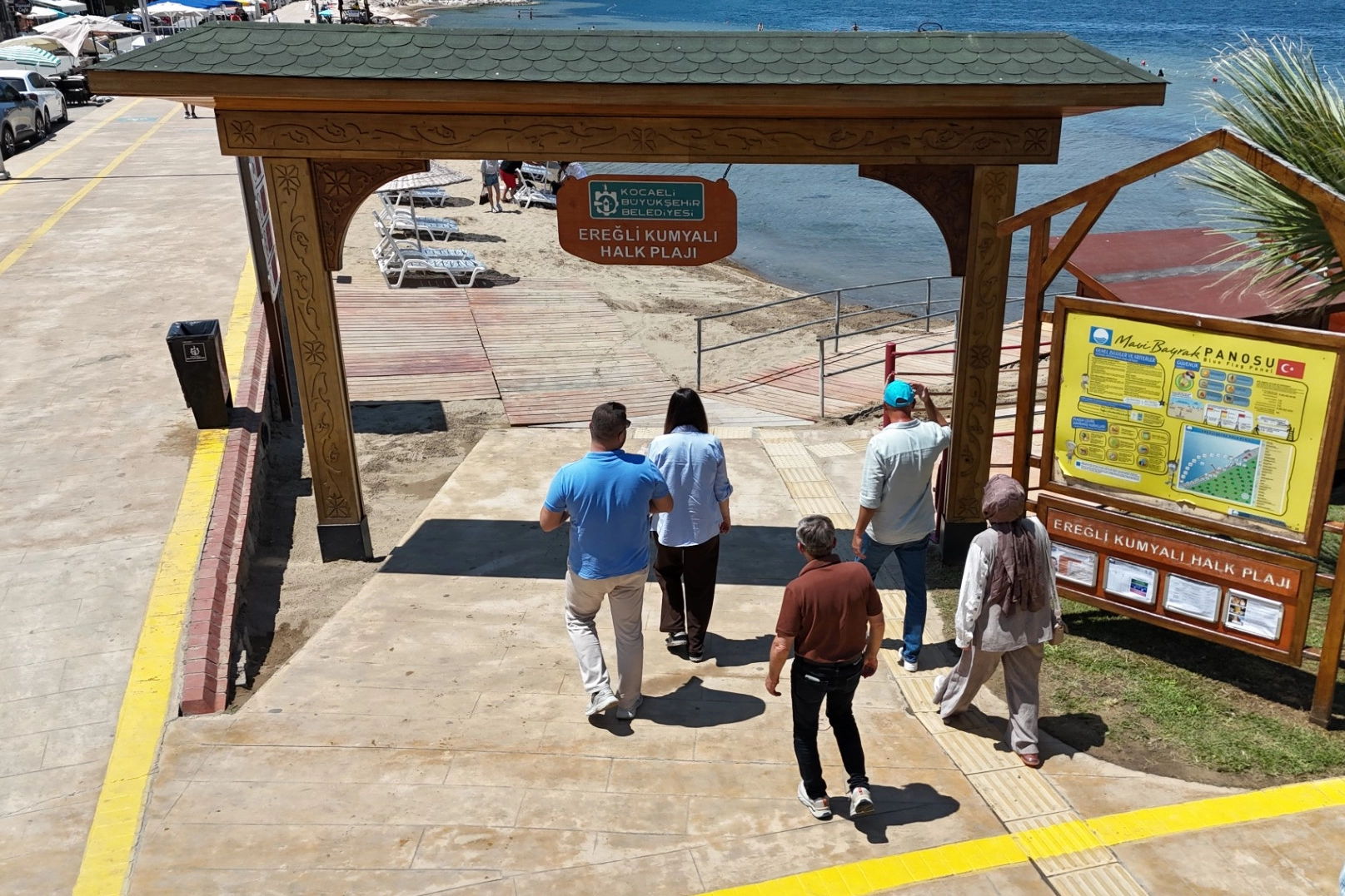 Kocaeli'de Mavi Bayraklı plajlar, denetimden başarıyla geçti