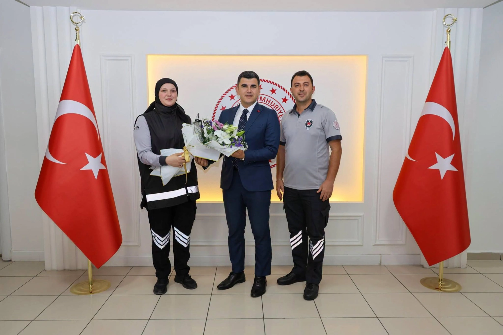 Artvin Vali Vekili Erdoğan’a özel güvenlik haftası ziyareti 