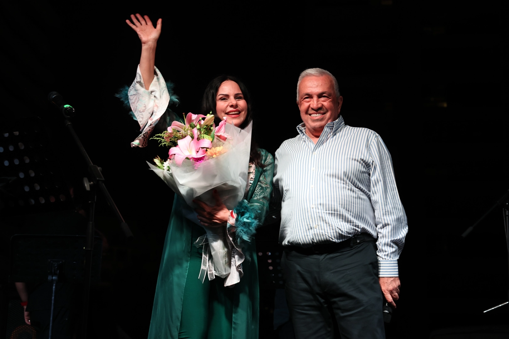Nilüfer’de caz gecesinde Şenay Lambaoğlu sahne aldı 