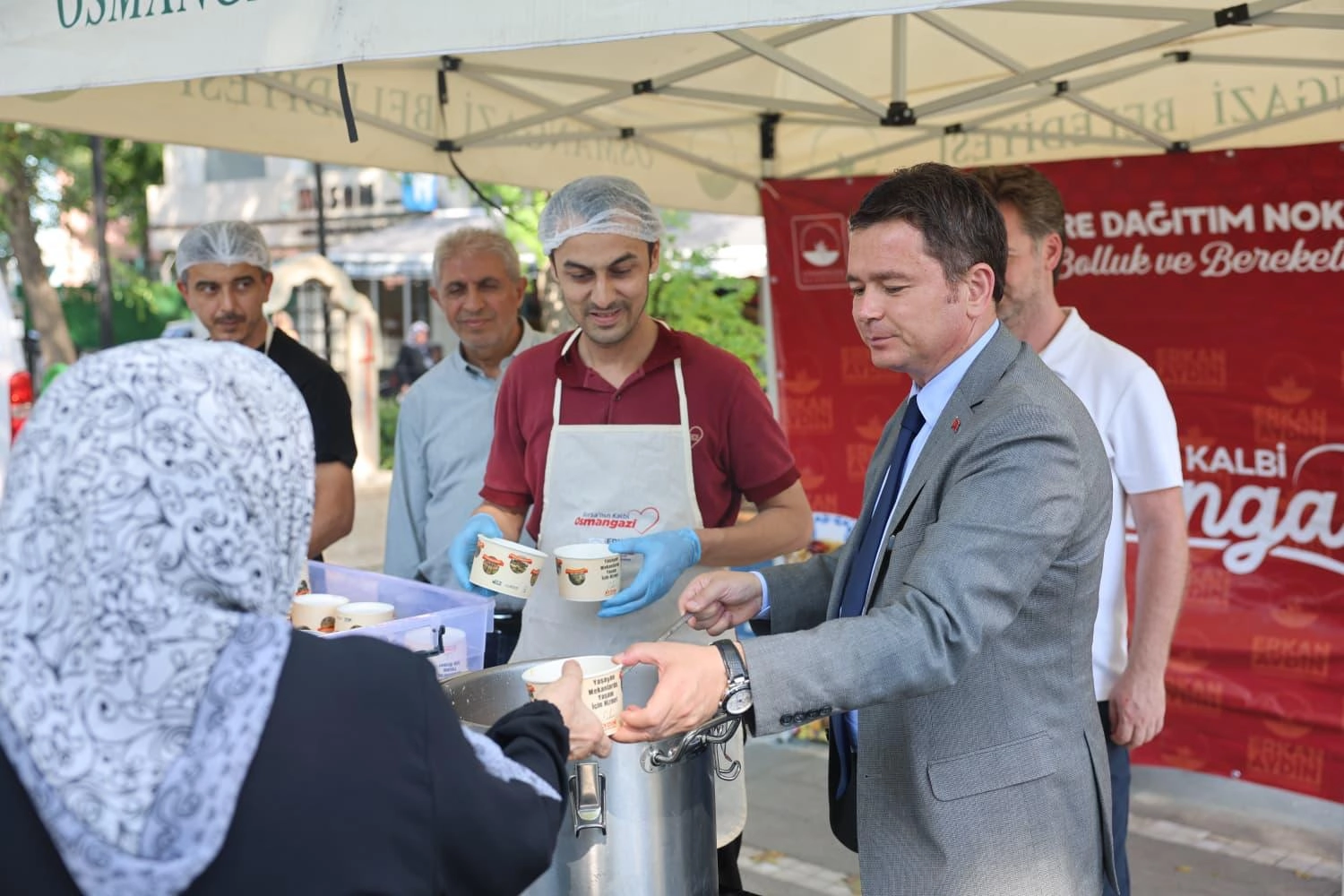 Bursa Osmangazi’de muharrem ayının bereketi yaşandı 