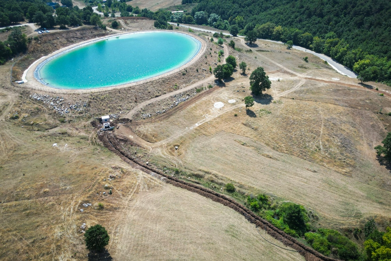 Bursa Gemlik’te sulama tesisi kısa sürede yüzde 80 tamamlandı 
