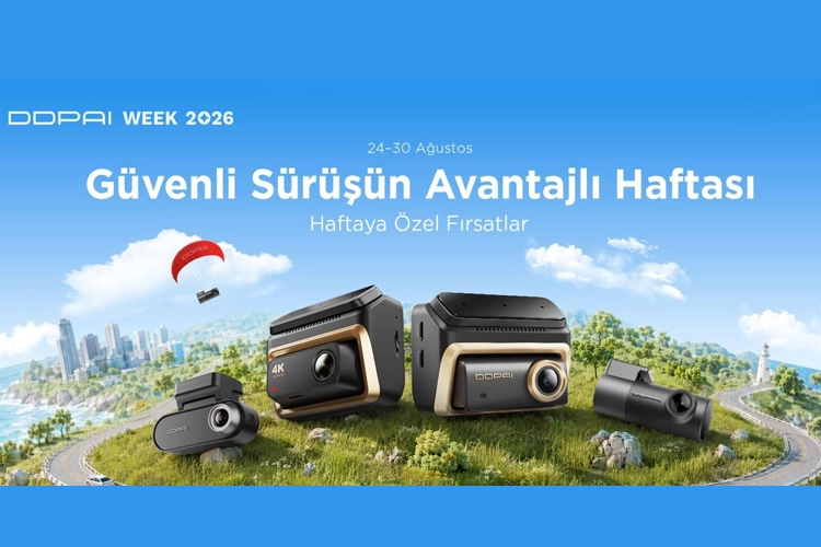 DDPAI Week ilk kez Türkiye'de başlıyor... Akıllı araç kameralarında özel indirimler ve hediyeler 