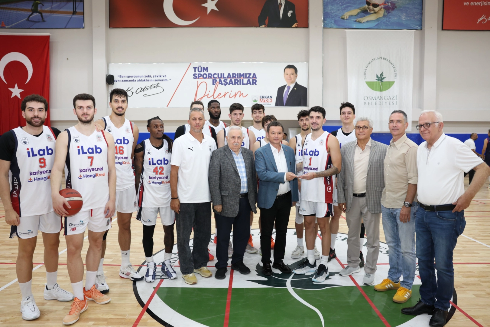 Başkan Erkan Aydın’dan basketbola tam destek 