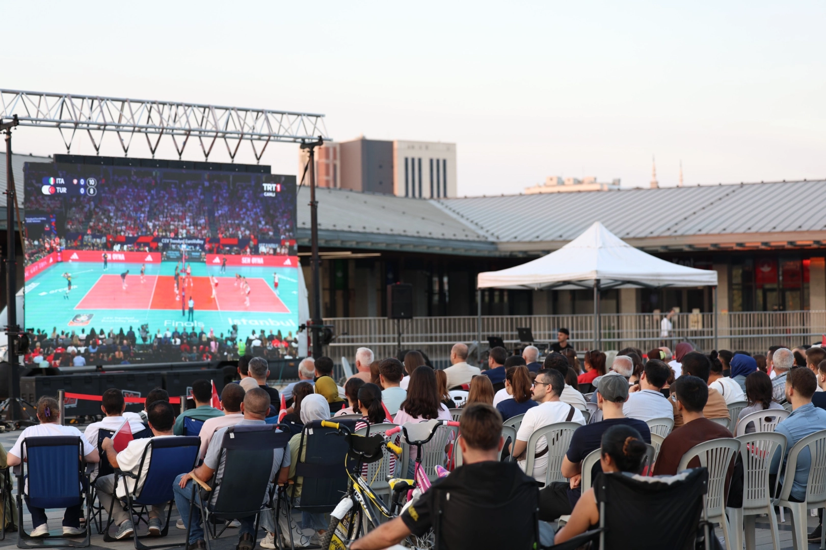 Bursa Osmangazi’de milli heyecan 