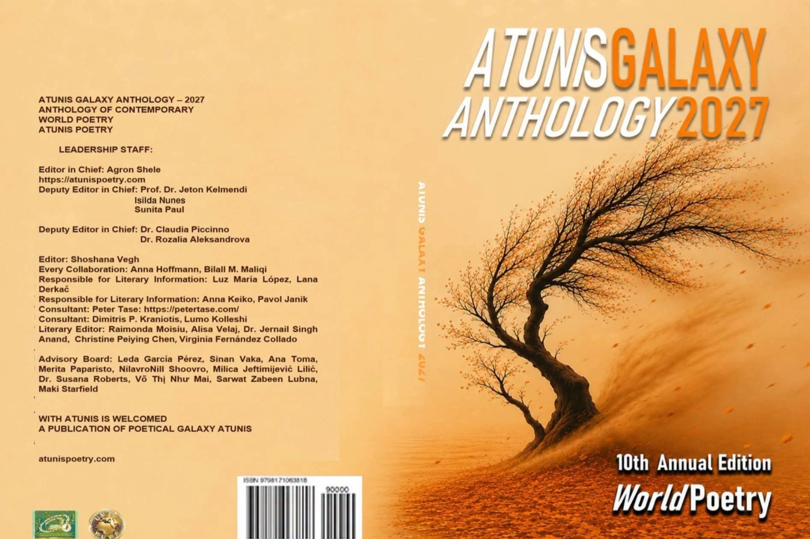 Gazeteci Özke’nin eserleri 2027 Atunis Galaxy Anthology’de