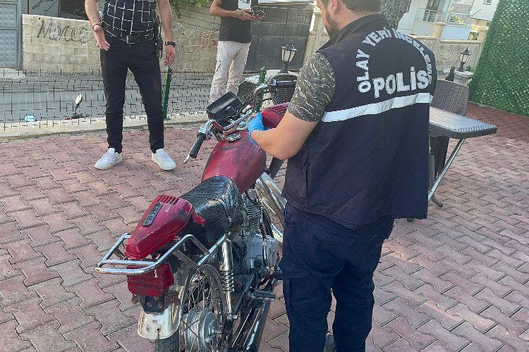 Adıyaman'da park halindeki motosiklet çalıntı çıktı -