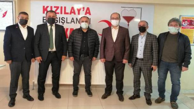 AKSU KIZILAY’I ZİYARET ETTİ