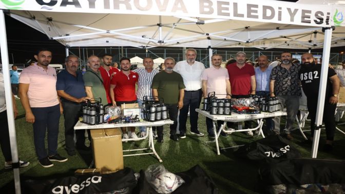 Amatör spor kulüplerine malzeme desteği