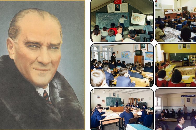 Atatürk'ün tarihi portresi MEB'in arşivinde -