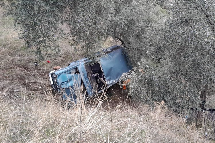 Aydın'da araç uçuruma uçtu: 1 ağır yaralı -