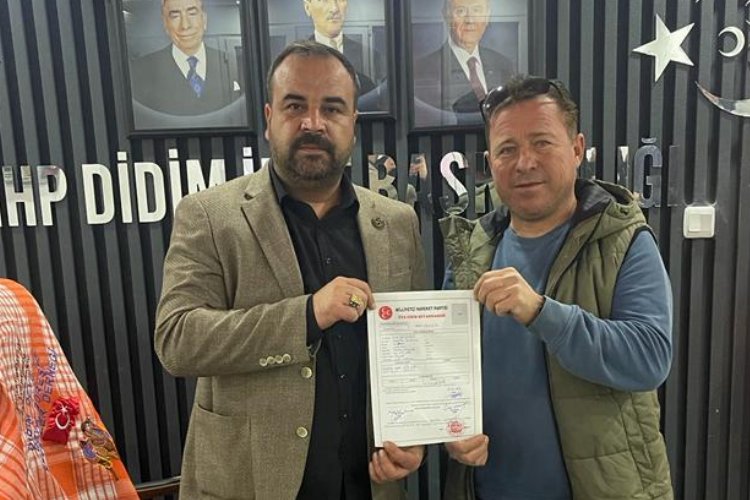 Aydın Didim'de iş insanı Gürcan Zorlu MHP'ye katıldı -