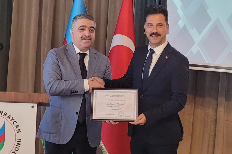 Azerbaycan Cumhuriyeti Diaspora Bakanlığı'ndan Başkan Hoşgül'e teşekkür -