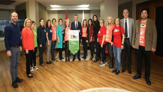 Başkan Büyükakın: 100 bin fidanı toprakla buluşturacağız