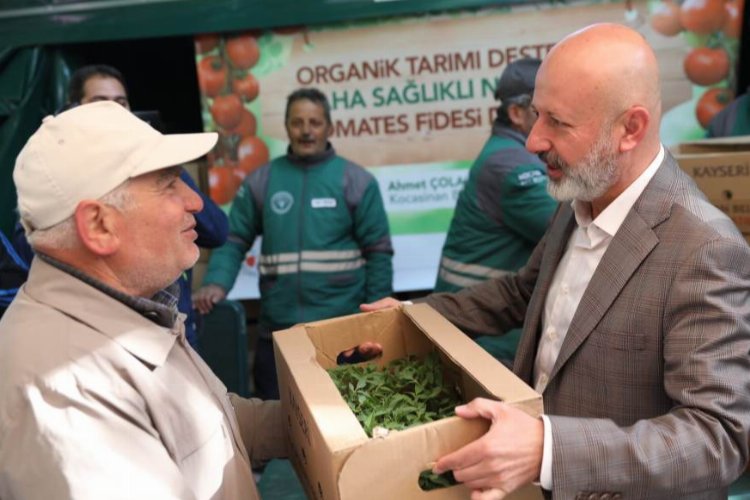 Başkan Çolakbayrakdar’dan Organik domates fidesi dağıtım etkinliğine davet -