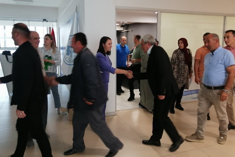 Bilecik Pazaryeri'nde personel bayramlaşması -