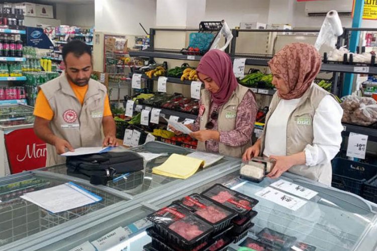 Bingöl'de marketlere gıda denetimi -