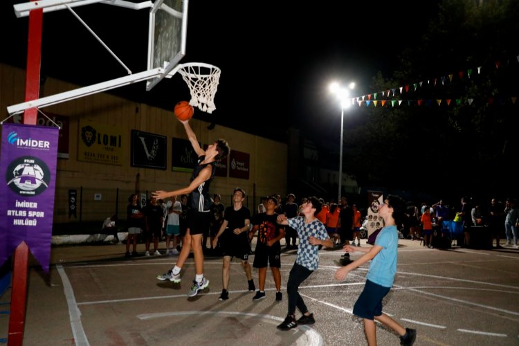 Bursa İnegöl'de sokak basketbolu heyecanı -