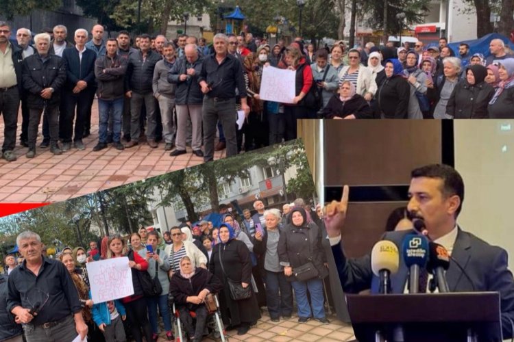 Bursa Mustafakemalpaşa TOKİ mağdurlarının isyanını TBMM'de -